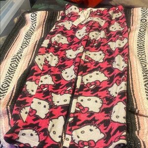 Hello Kitty Pink and White womens Pajama Bottoms